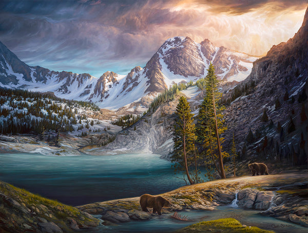 Landscape oil painting by Chuck Black