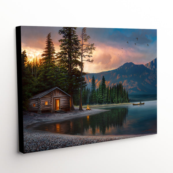 Best nature-themed art with cabin