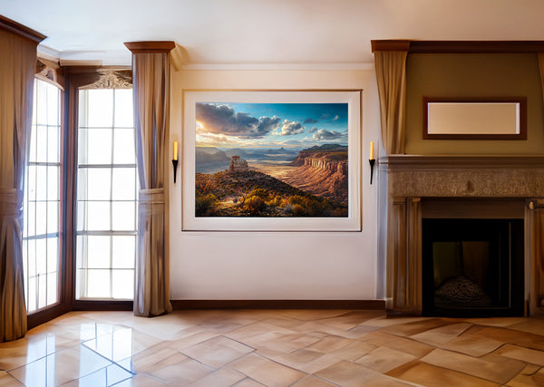 Landscape art in interior design