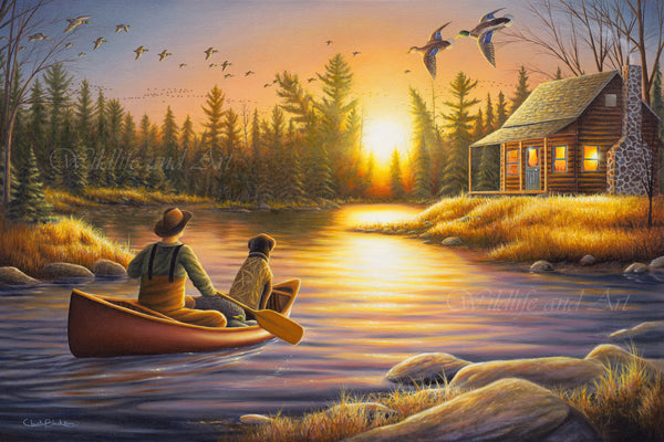 Original Landscape and Wildlife Paintings by Chuck Black - Wildlife and Art