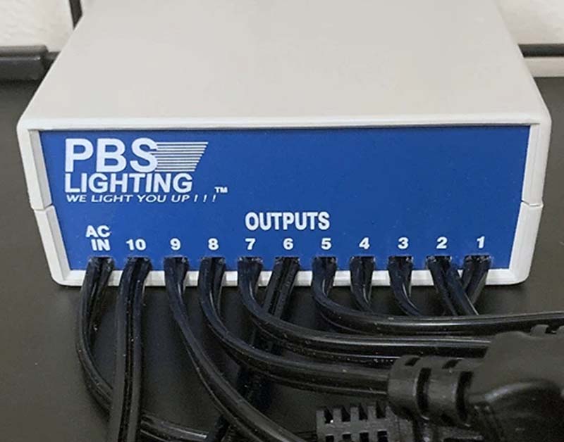 PBS Lighting Chase Controller backside