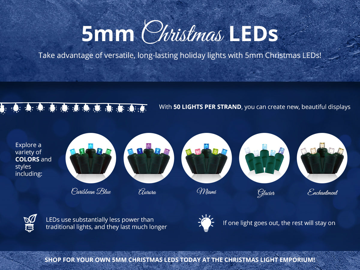 5mm christmas LEDs