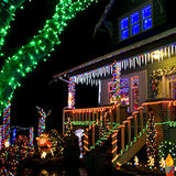 outdoor lights on house