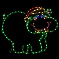 Christmas Hippo Outdoor LED Christmas Lights