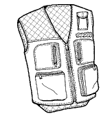 502 – Adult's Rogue River Fishing Vest Pattern