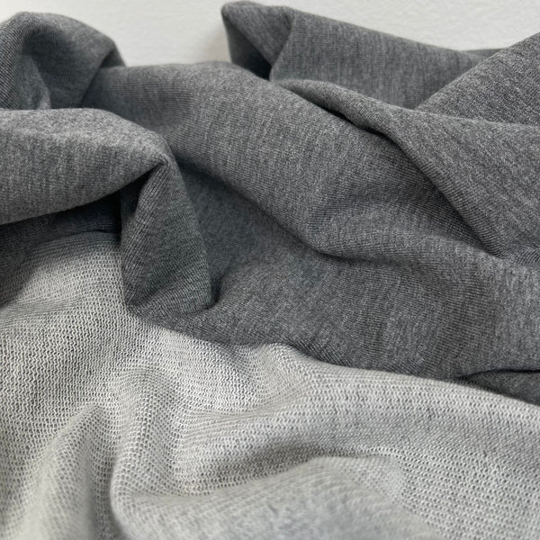 Grey Mix - Organic Cotton/Spandex Jersey Knit Fabric — CLOTH STORY