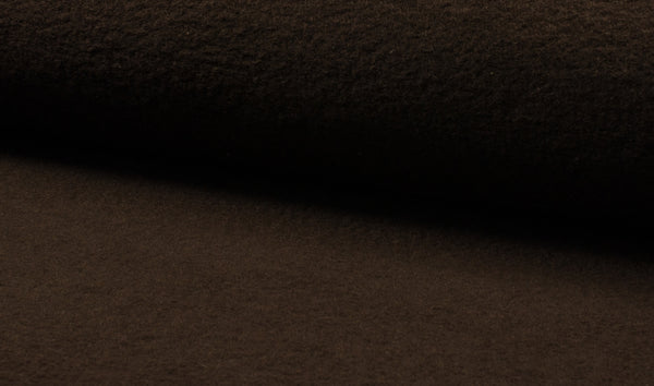 Boiled Wool - European Import - Dark Brown – Simplifi Fabric