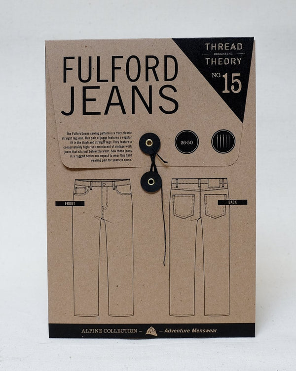 Thread Theory Paper Sewing Pattern: Quadra Jeans -  Canada