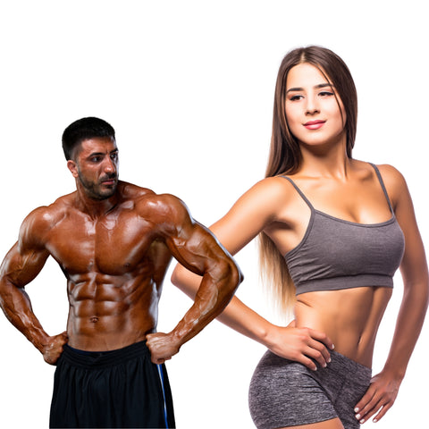 Male and Female maxed metabolism athletes
