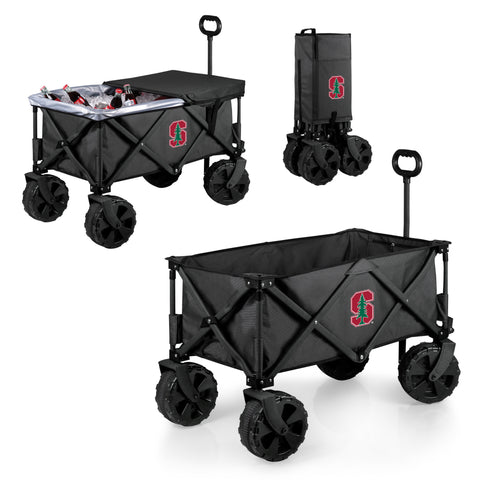 Stanford Cardinal Adventure Wagon Elite with All Terrain Wheels in Dark Grey