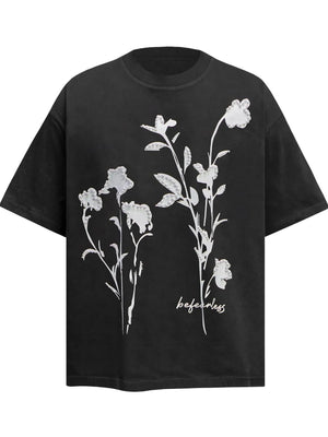 Men's Floral Graphic T-Shirt - LEGION OF NOIR
