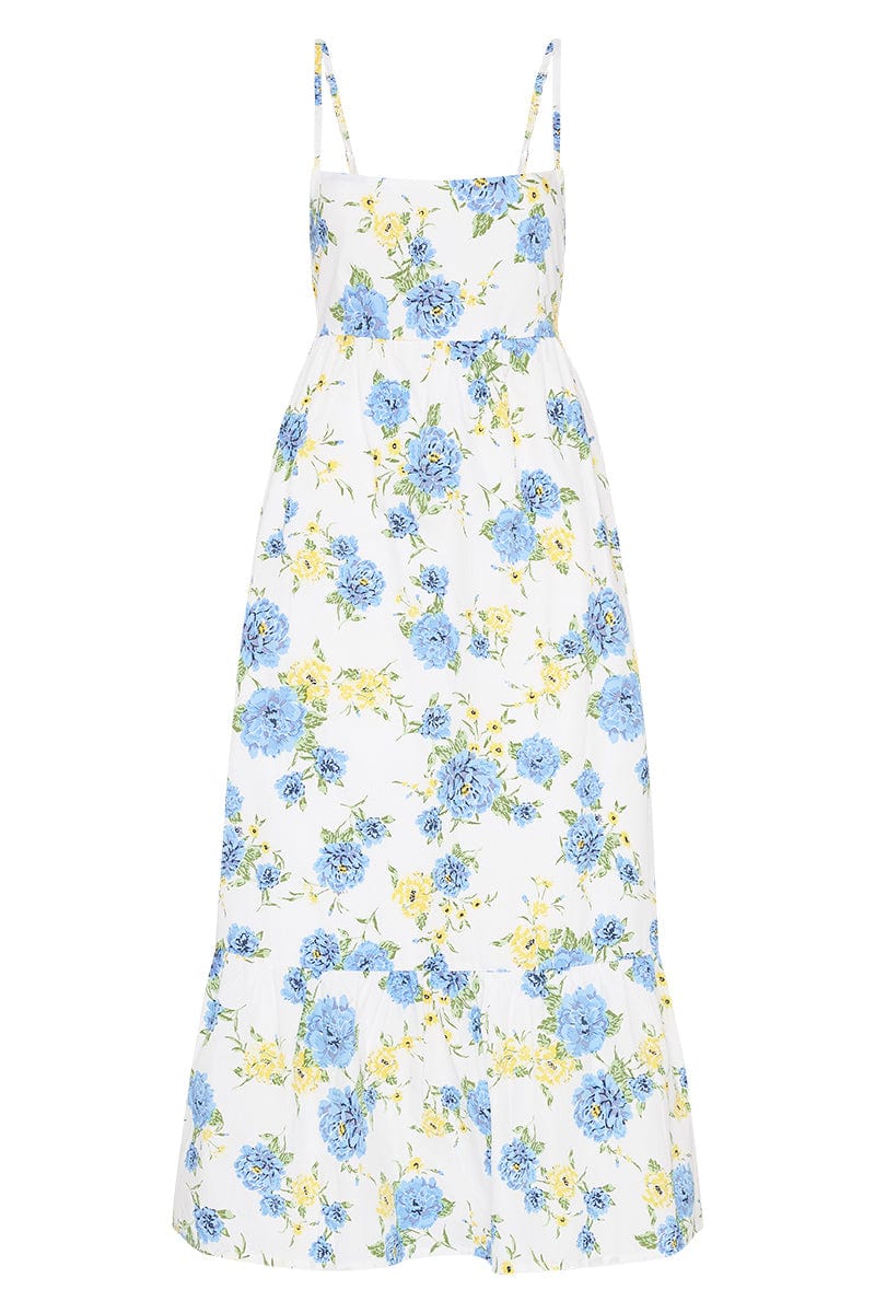 Candace Midi Dress Velma Floral Blue