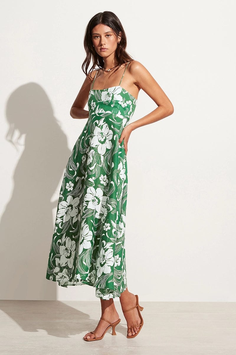 FAITHFULL THE BRAND El Rio cutout floral-print linen maxi dress