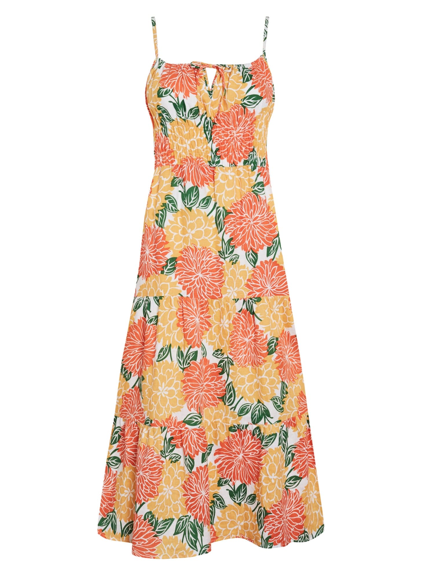 Shaloom Midi Dress Mariposa Floral Print