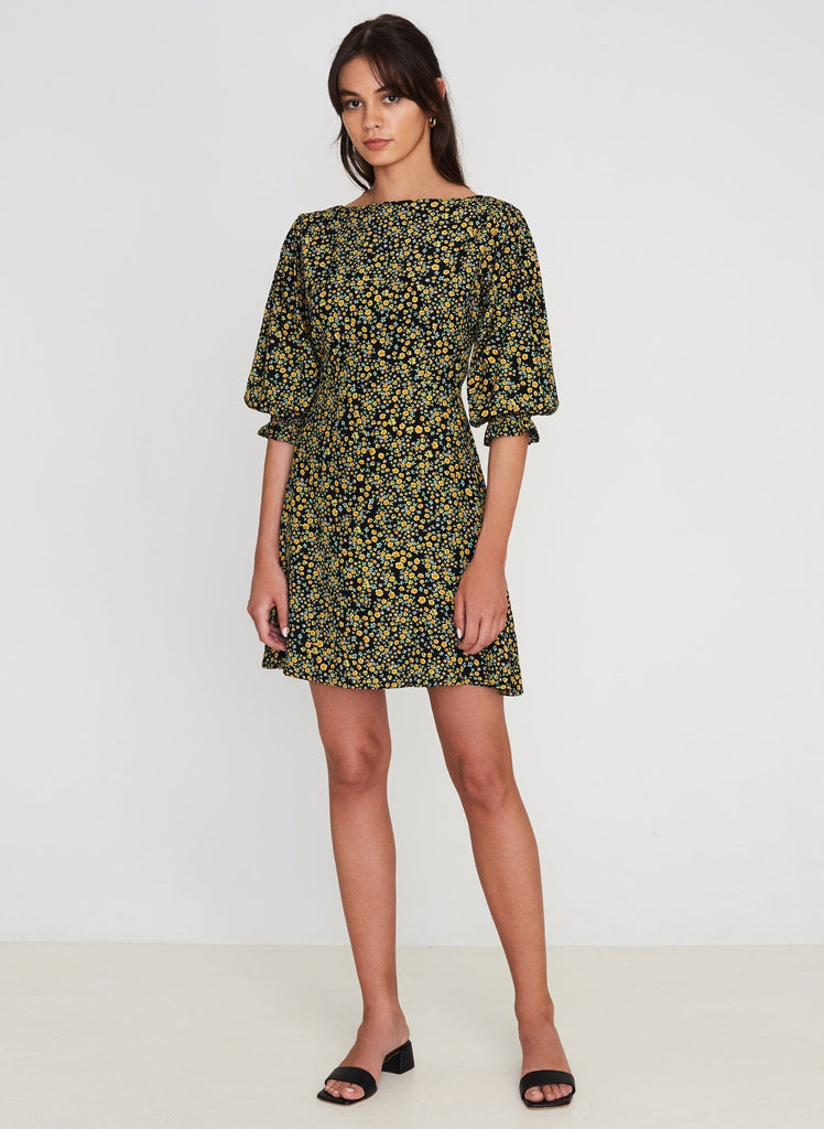 Fontane Mini Dress Yasmin Floral Final Sale Faithfull The Brand