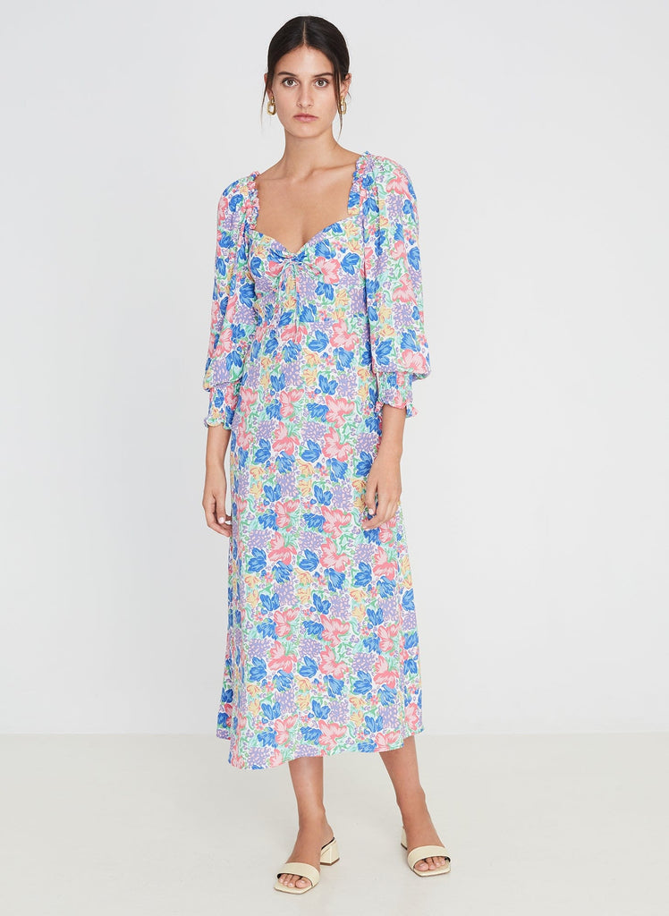 faithfull the brand riviera midi dress