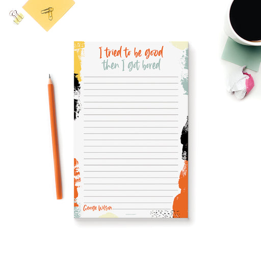 I'm Not Drunk Notepad, Personalized Novelty Gifts For Men, Funny Cowor —  Claudia Owen