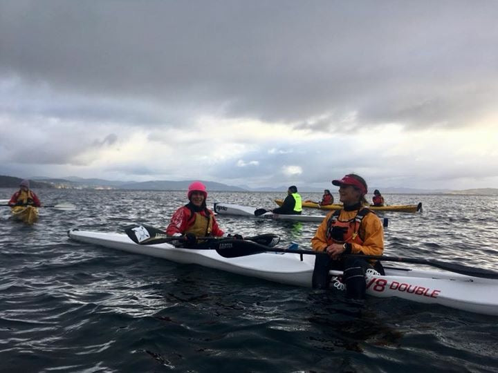 Epic V8 Double surfski kayak Next Level Kayaking Tasmania coaching