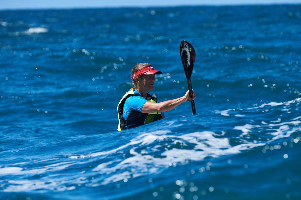 roz barber next level kayaking hobart tasmania australia stability article surfski