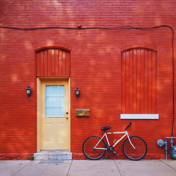 red brick wall