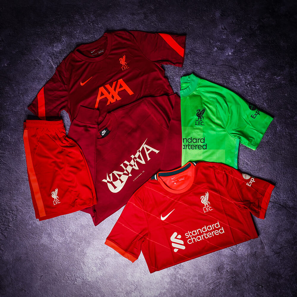 Liverpool FC 21/22 Nike Collection