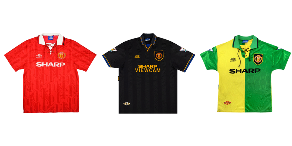 Vintage Manchester United football shirts - Football Shirt Collective