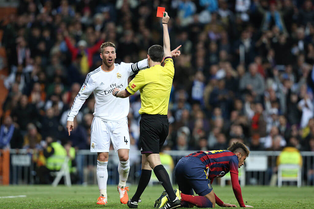 Sergio Ramos Red Card