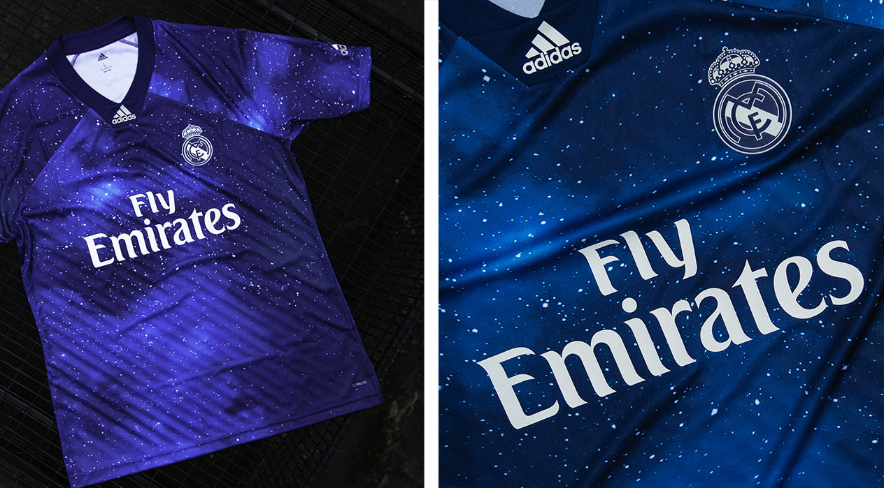 men's adidas blue real madrid club ea jersey