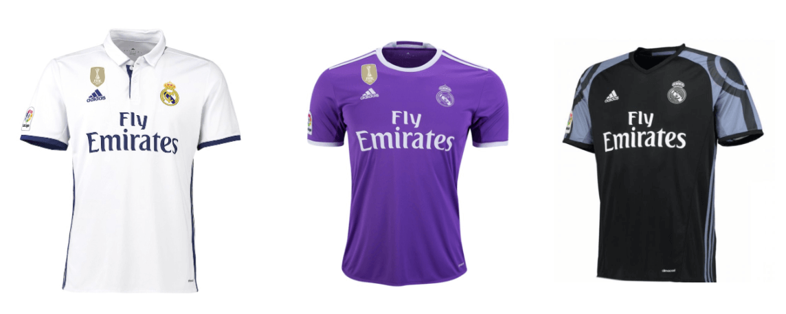 Real Madrid Jersey History & Timeline