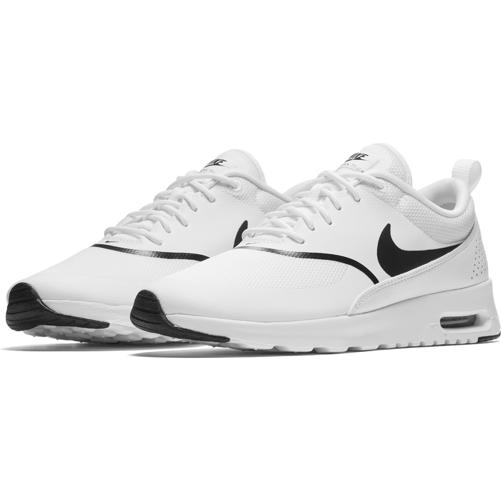 nike air max thea black white womens