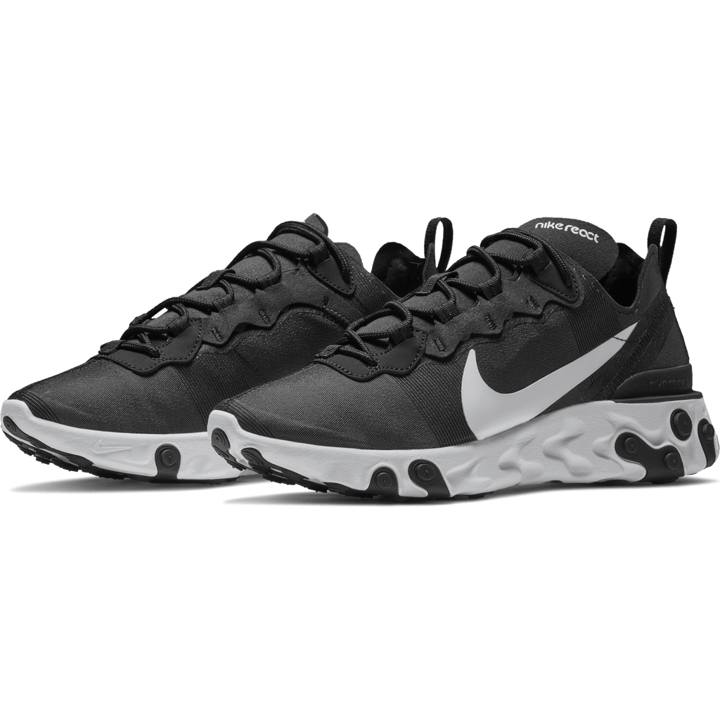 women's nike react element 55 black