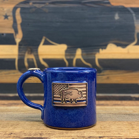 Blue Line Buffalo Mug - Bison Union