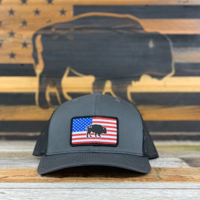 Union "Buffalo Flag" Trucker Snapback Hats