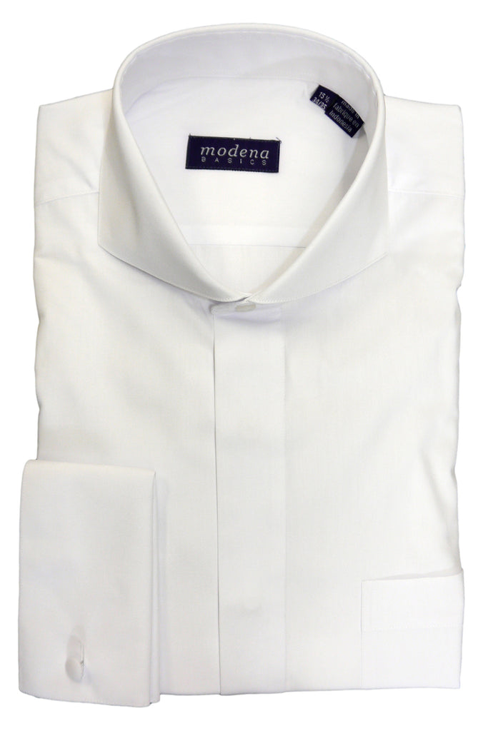 White Cutaway Collar Dress Shirt Online ...