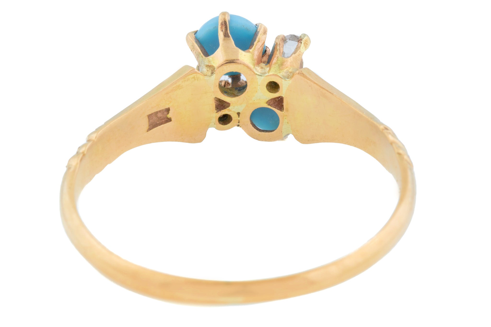 Antique 10ct Gold "Toi-et-Moi" Dress Ring – Lillicoco