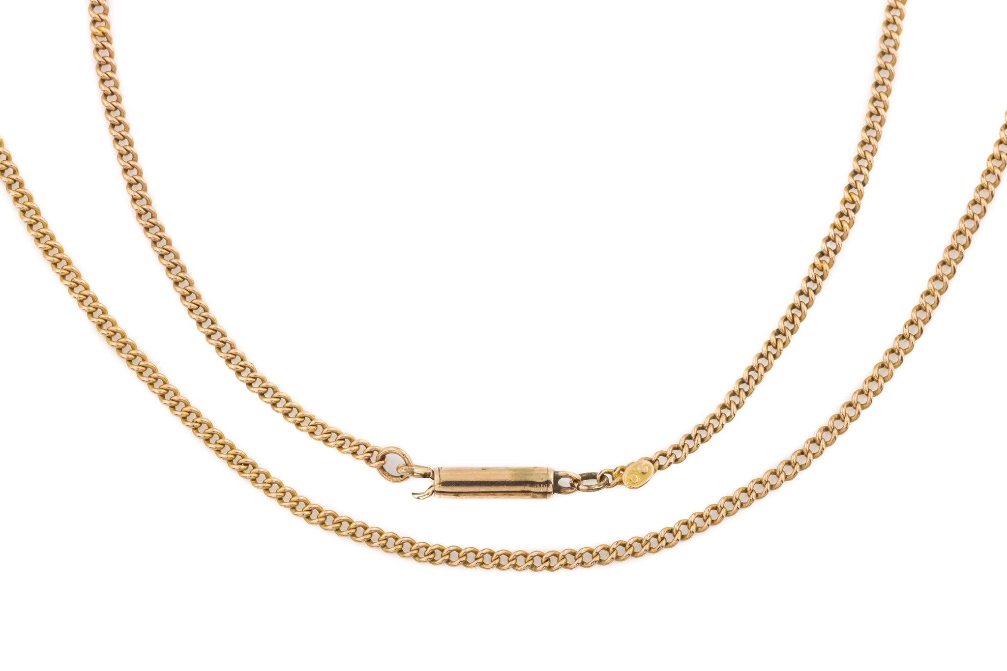 Victorian Gold Curb Chain, 20.5" (3.7g) – Lillicoco