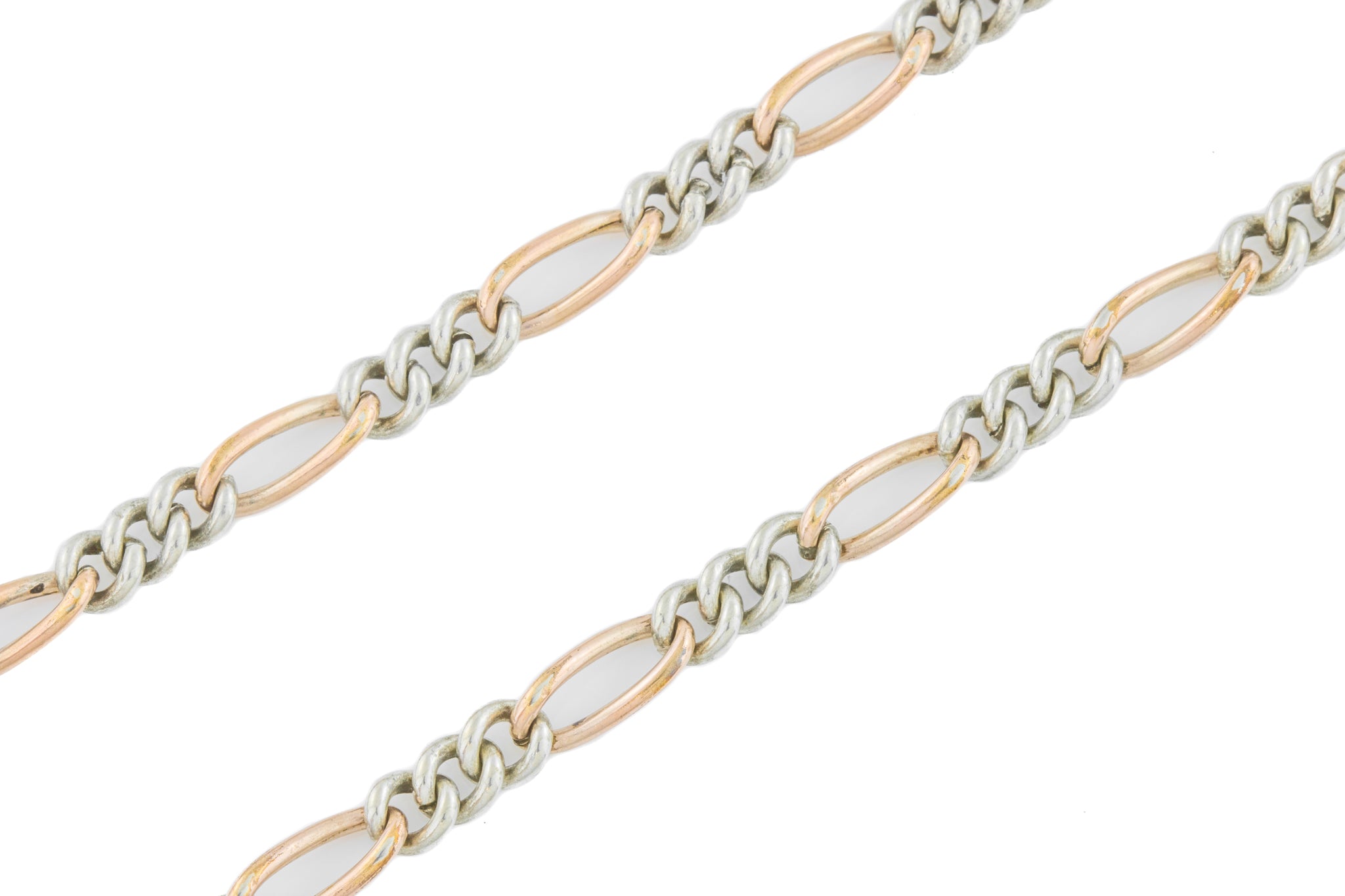 French Antique Silver and Gold Chain – Lillicoco