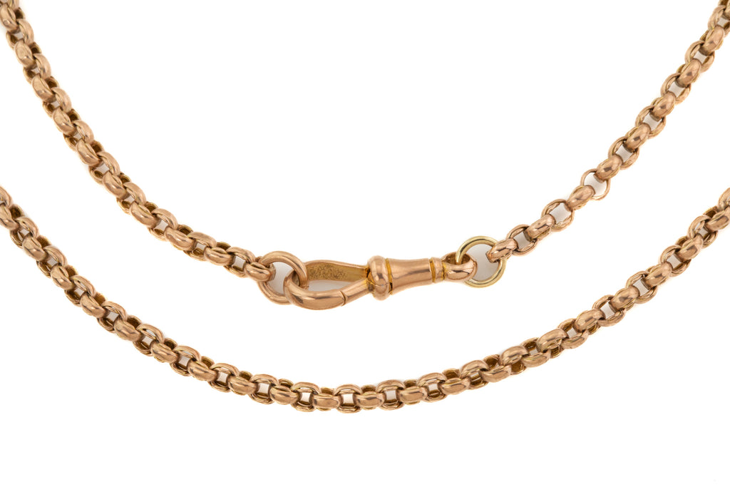 Victorian Gold Fancy Belcher Chain, 21" (14g)