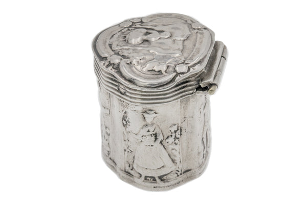 Antique Dutch Silver Peppermint Box | Barnebys