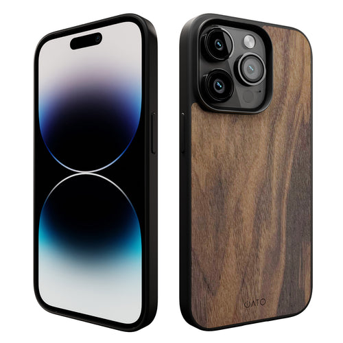 IPhone 14 Pro protective walnut cases