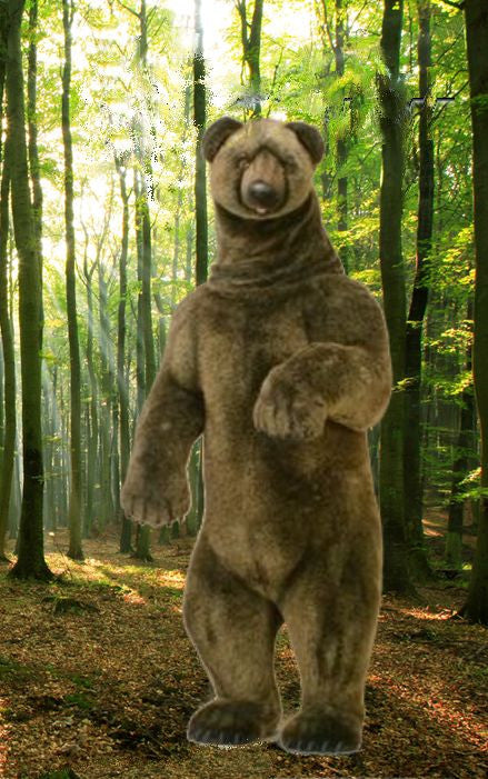 big grizzly bear stuffed animal