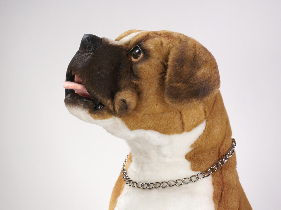 large boxer dog soft toy