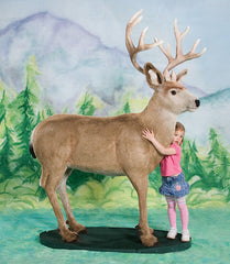 life size stuffed reindeer