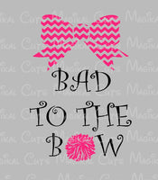 Download Bad To The Bow Design Svg Studio Eps And Jpeg Digital Downloads Magikal Cuts