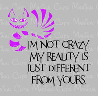 Download Cheshire Cat Quote Svg Studio Eps And Jpeg Digital Downloads Magikal Cuts
