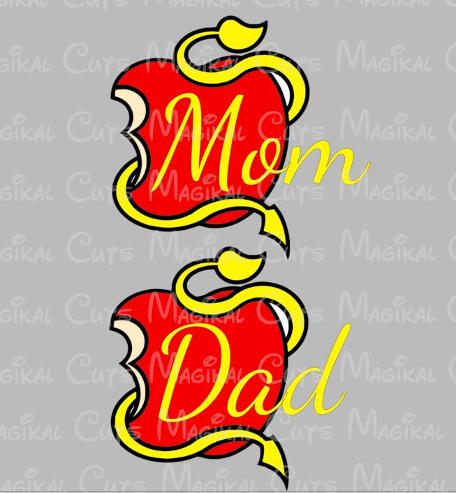 Mom and Dad Descendants Logo SVG, Studio, EPS, and JPEG ...