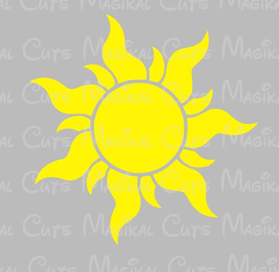 free vector file download tangled sun