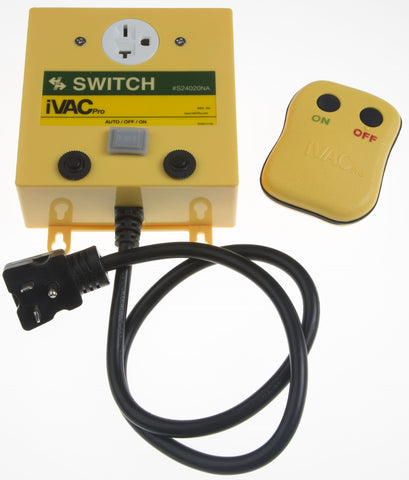 Infrared ECU 220VAC Wall Outlet Controller with Remote – Inclusive Inc