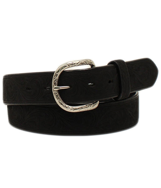 NOCONA MENS BLACK LEATHER WESTERN BELT