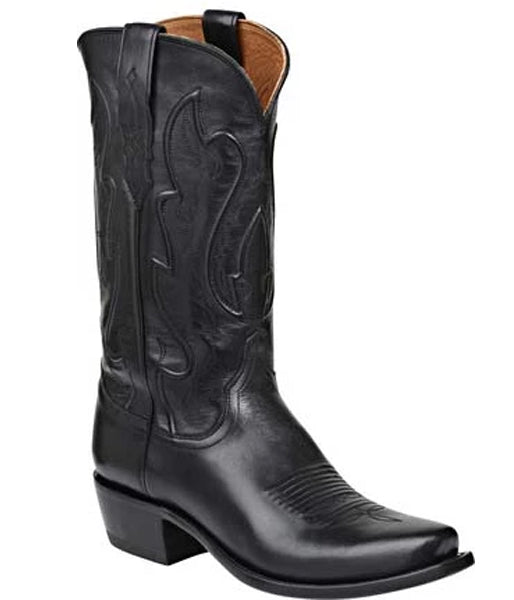 Lucchese Men's COLE Black Ranch Hand Boots